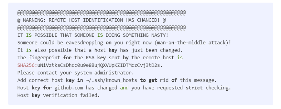 Github replaces RSA SSH host key after public exposure